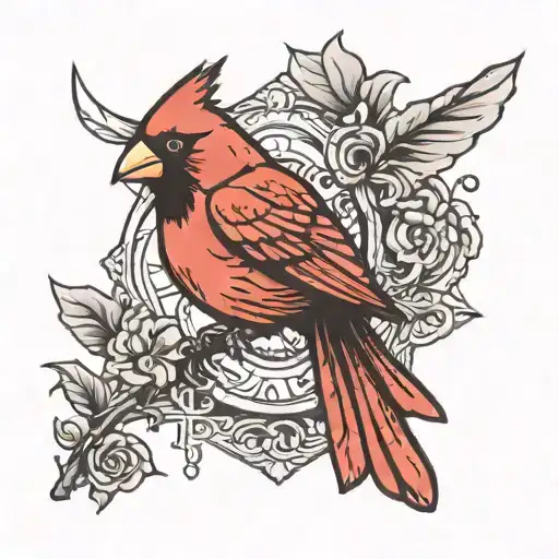 Cardinal And Cross
