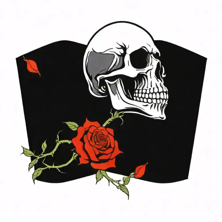 Skull And Roses