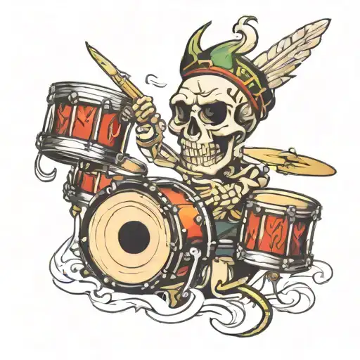 Skull And Drums