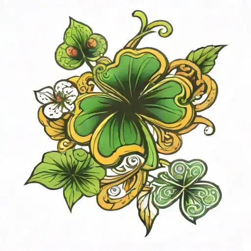 Four Leaf Clover Leaf