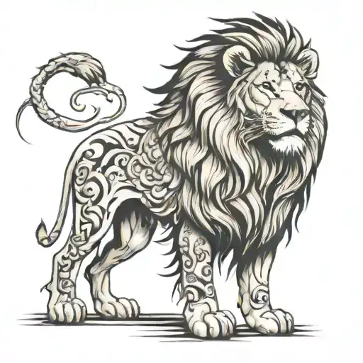 Lion Standing