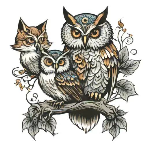 Owl And Fox