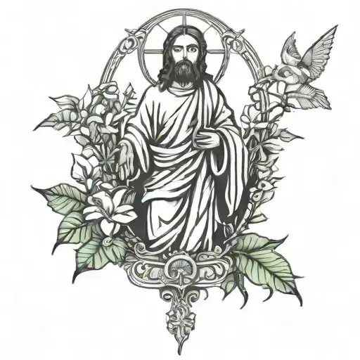 Jesus In The Garden