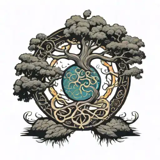Ouroboros Around The Tree Of Life
