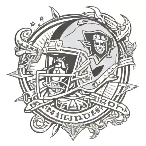 The Raiders Football Logo