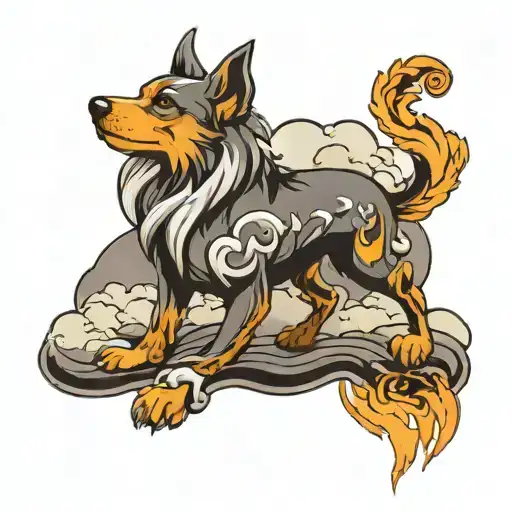 Storm Clouds Pet Dog