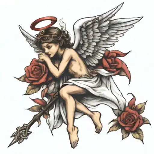 Angel Protect Cupid