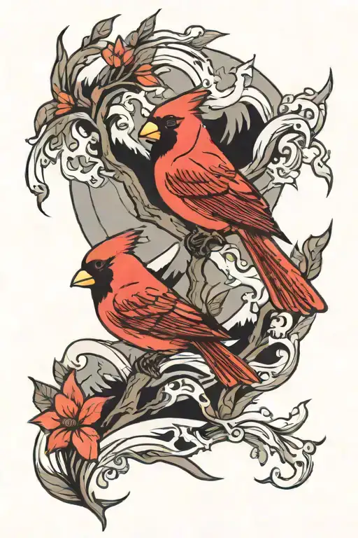 Cardinal Monarch Wave Mountain