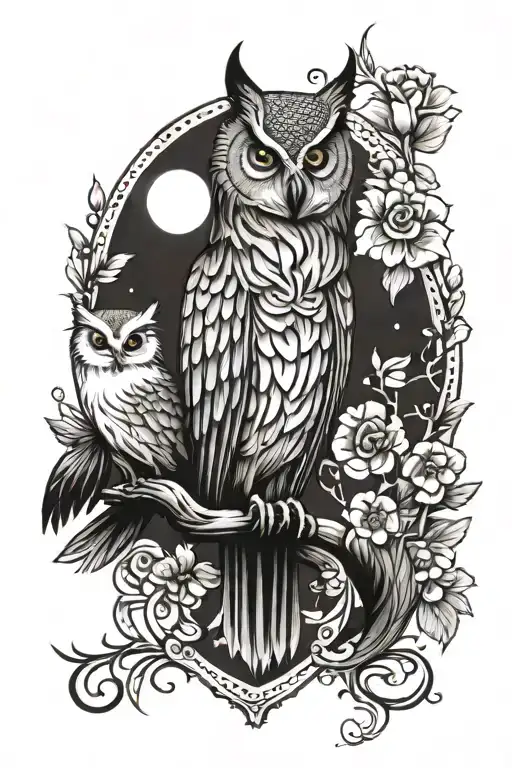Owl And A Fox
