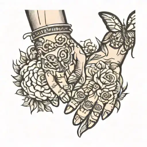 Friends Holding Hands