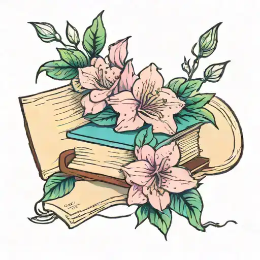 Azalea And Book