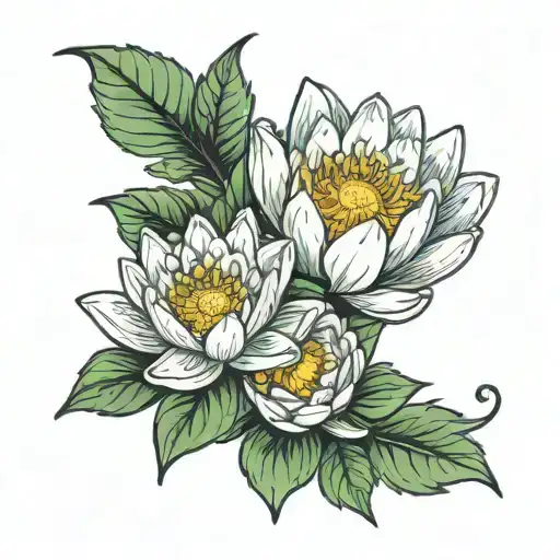 Daisy Flower Rose Flower Water Lily Flower