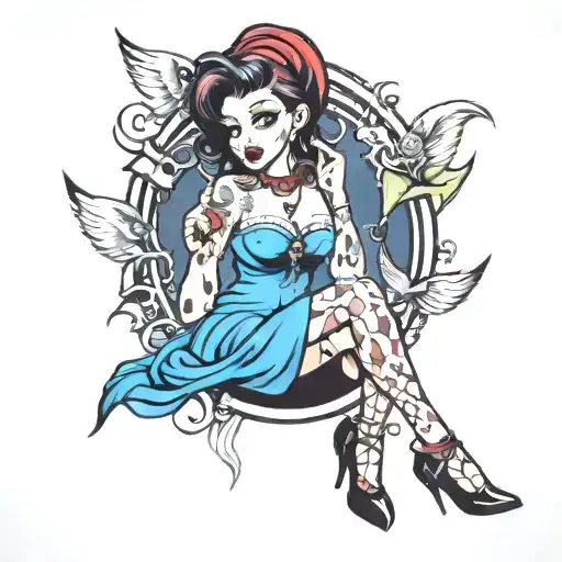Goth Pin Up Girl