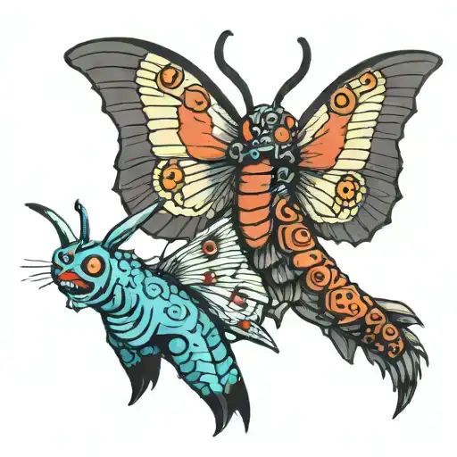 Mothra And Godzilla