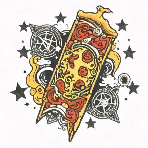 Tarot Card Pizza