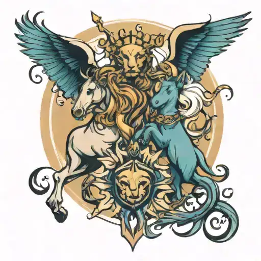 Saggitarius And Leo Combined Together