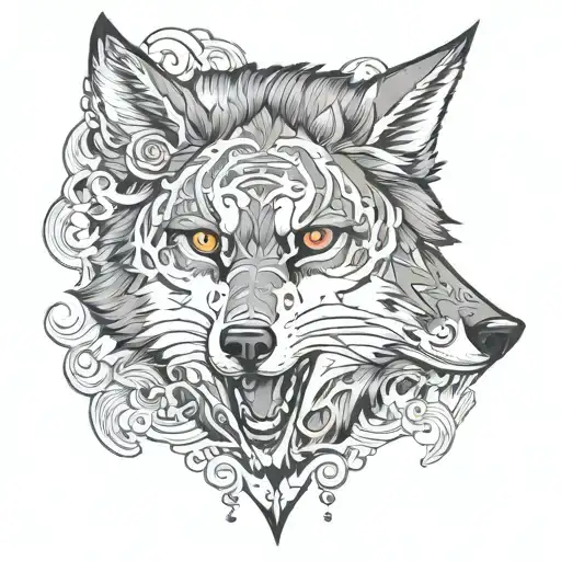 Number 185 Wolfs And More Black Clouds