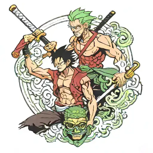 Luffy Y Zoro Roronoa