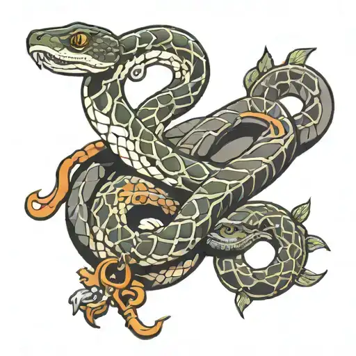 Snake And The Door Key