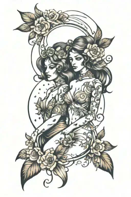 Gemini Woman Inside The Universe