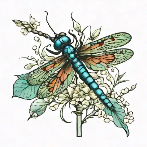 Willow Tree River Dragonfly