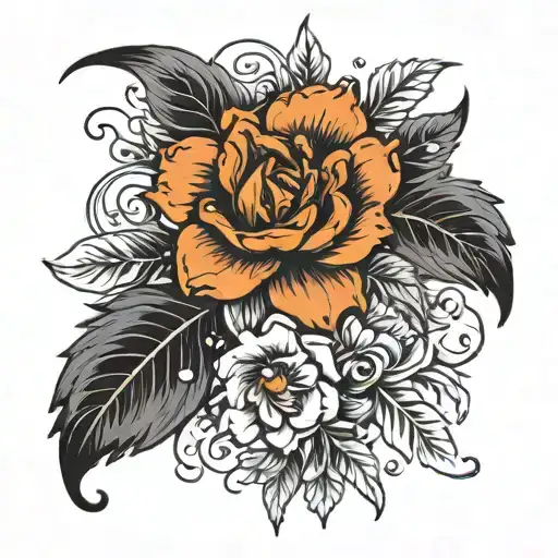 Blacked Out East Tx Wild Floral