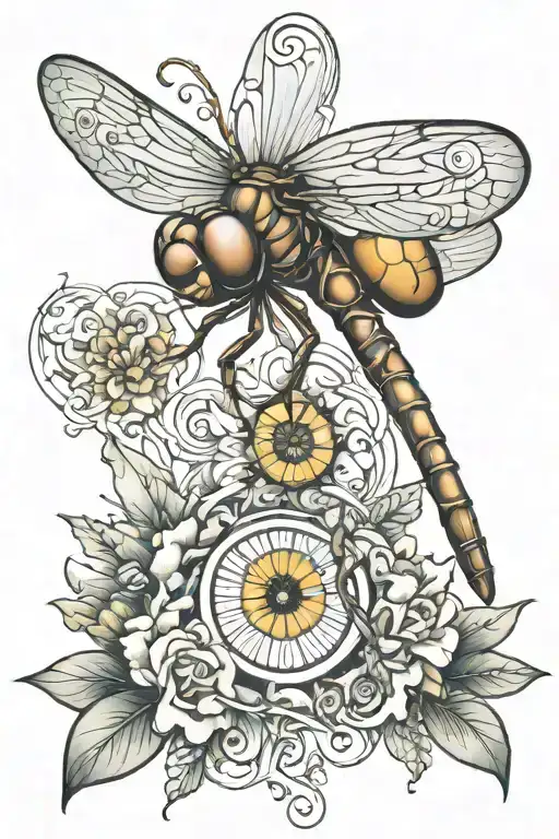 Dragonfly And Eye