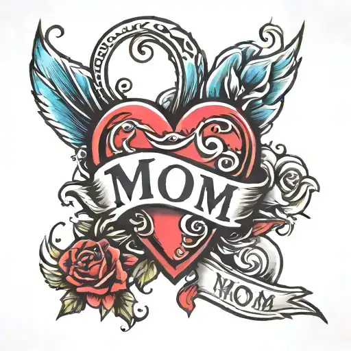 Heart With Mom