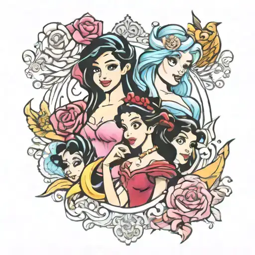 Disney Princesses Vertical