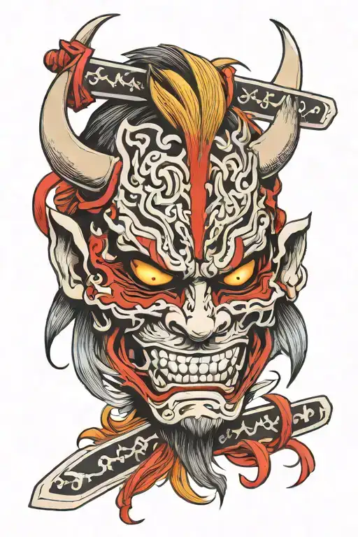 Oni Mask Katana