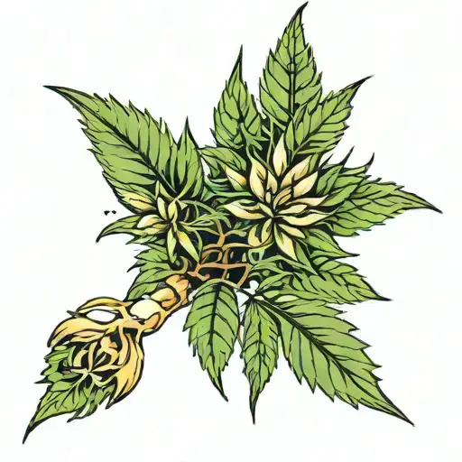 Cannabis Plant Growing