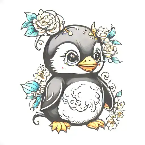 Cute Baby Penguin