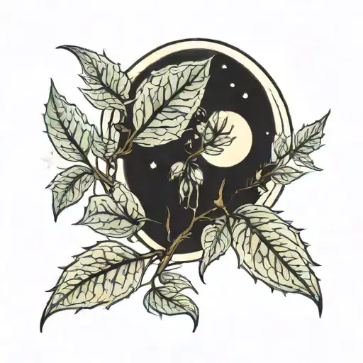 Rowan Leaf Moon