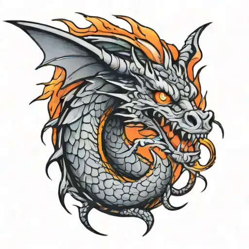 Dragon With Fire