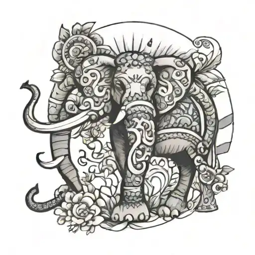 Elephant Surrounded