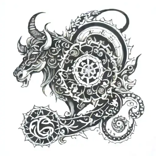 Manadala Style Zodiac