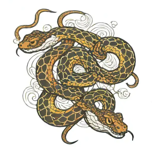 Sforza Family Snake Wrapped