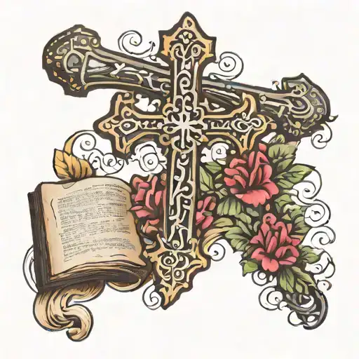 Cross With Bible Verse