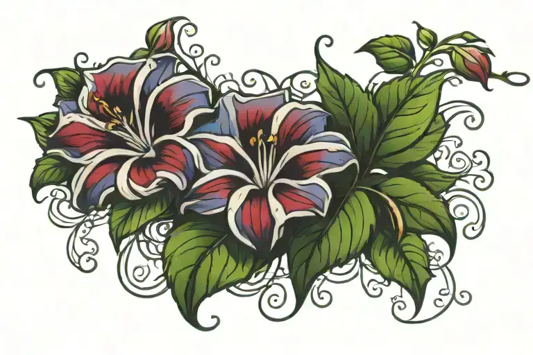 Bloody Morning Glory Vine