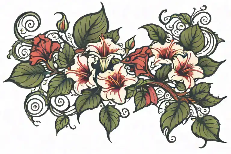 Bloody Morning Glory Vine