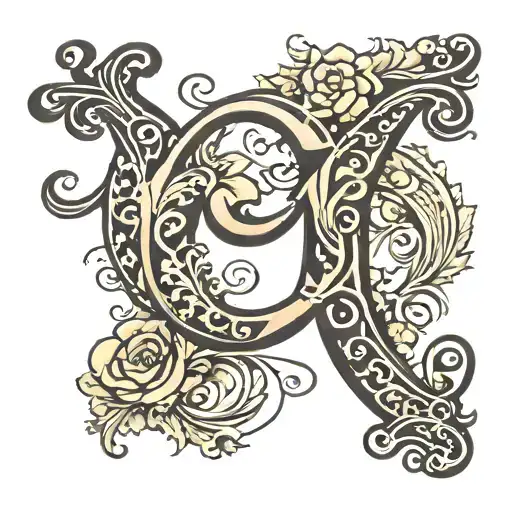 Letter T Initial With Semi Colon