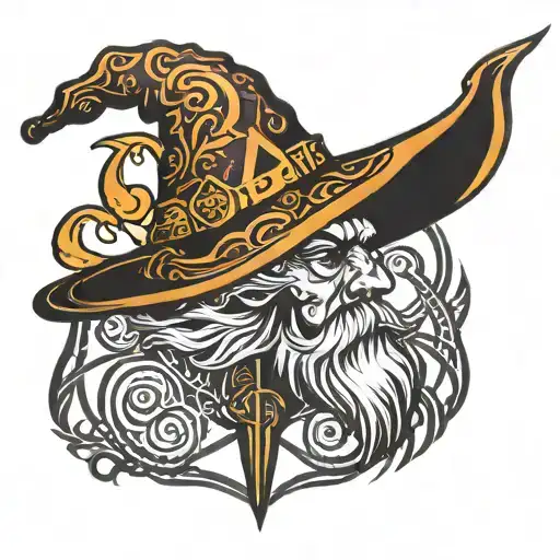 Wizard Mage Universal Simple Symbol Incorporated