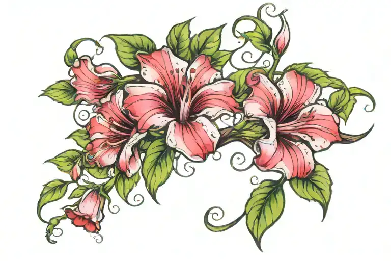 Bloody Morning Glory Vine