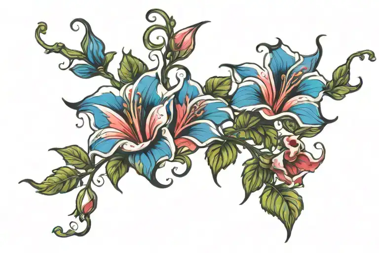 Bloody Morning Glory Vine