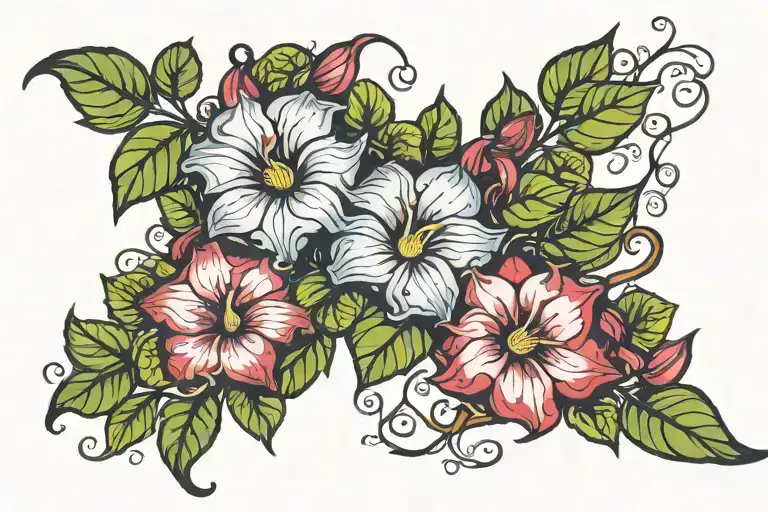 Bloody Morning Glory Vine