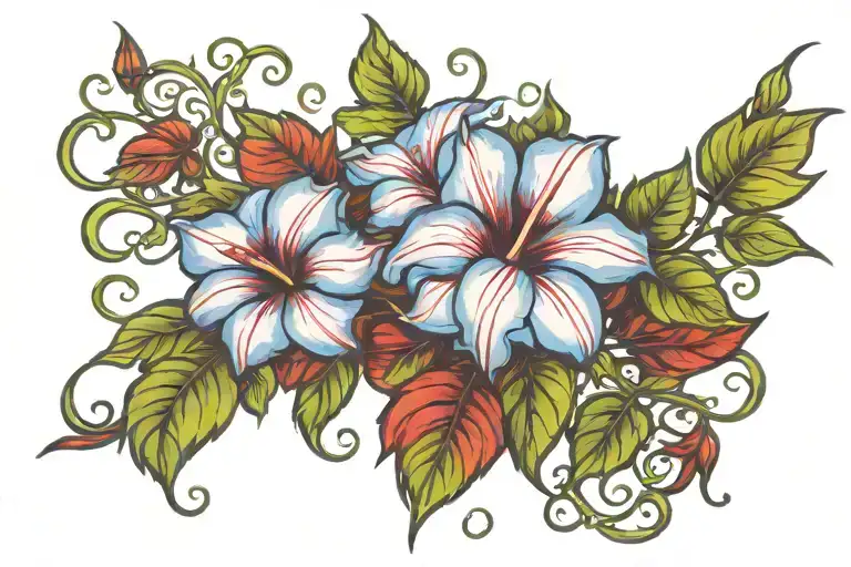 Bloody Morning Glory Vine