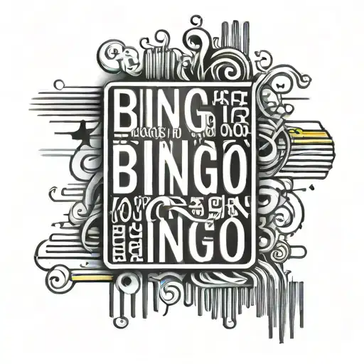 Barcode Containing The Word Bingo