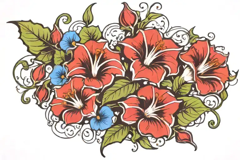 Bloody Morning Glory Vine