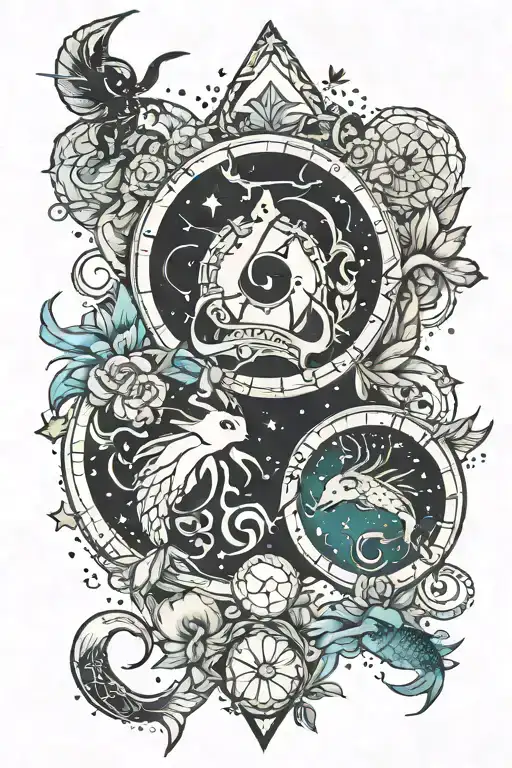 Pisces Virgo And Scorpio Constellation