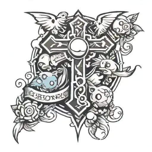 Cross With Pokemon Incorporated Into It